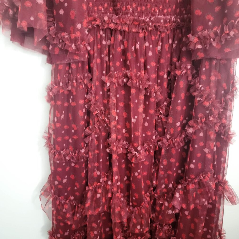 Jessakae Ever After Maxi Dress in Burgundy 2X NWT - Picture 9 of 10